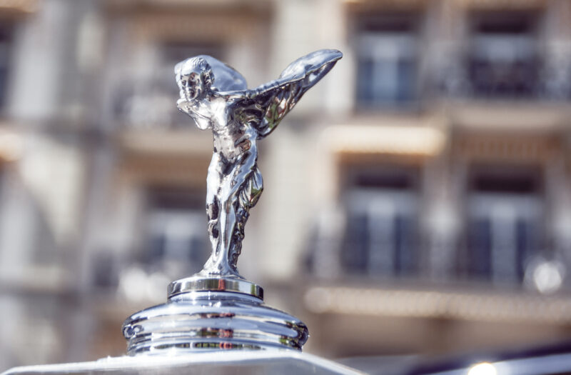 Vintage Car Hood Free Stock Photo