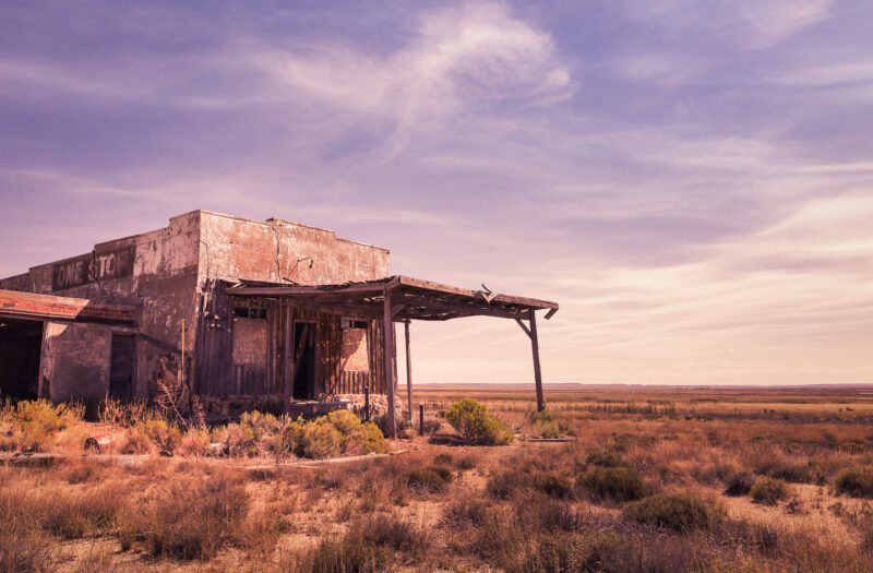 Old Desert Building Free Stock Photo