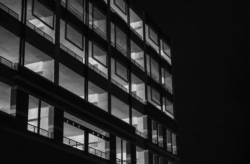 Black & White Modern Architecture Free Stock Photo