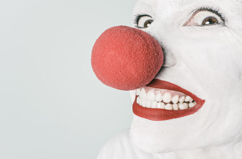 Red Nose Clown Free Stock Photo