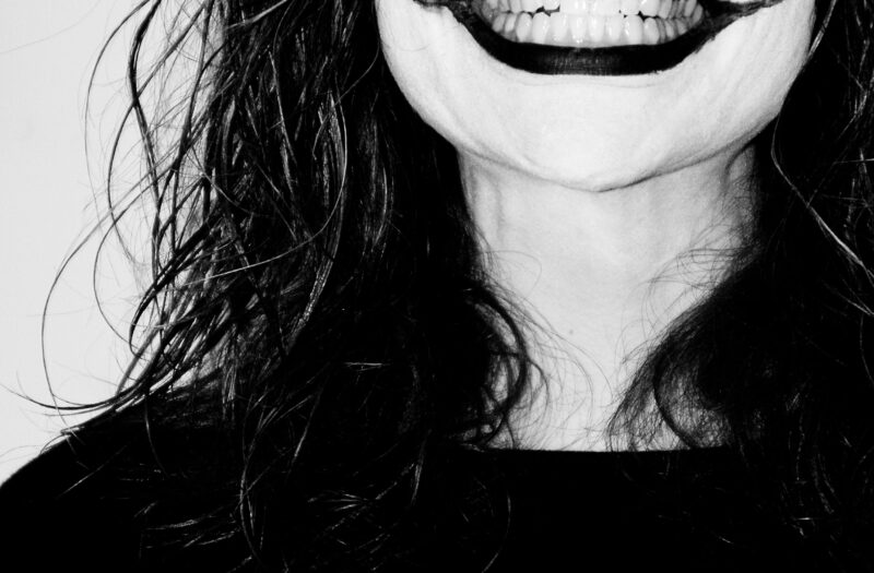 Creepy Halloween Makeup Free Stock Photo