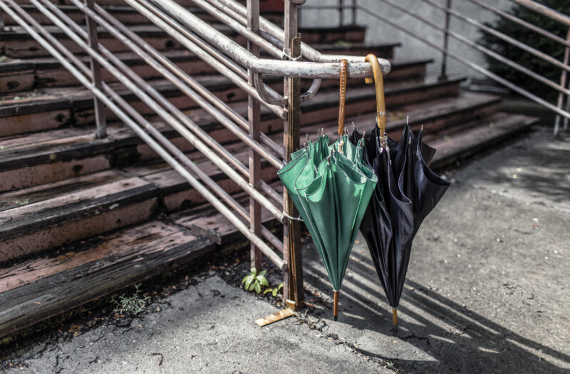Hanging Umbrellas Free Stock Photo