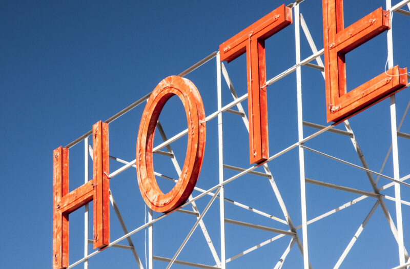 Hotel Sign Free Stock Photo