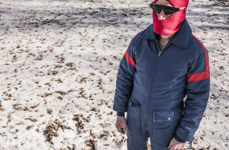 Retro Snow Guy Free Stock Photo