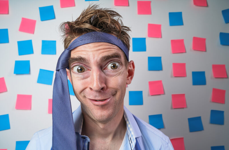 Crazy Businessman Free Stock Photo