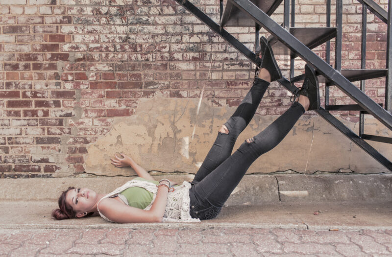 Girl Resting Free Stock Photo