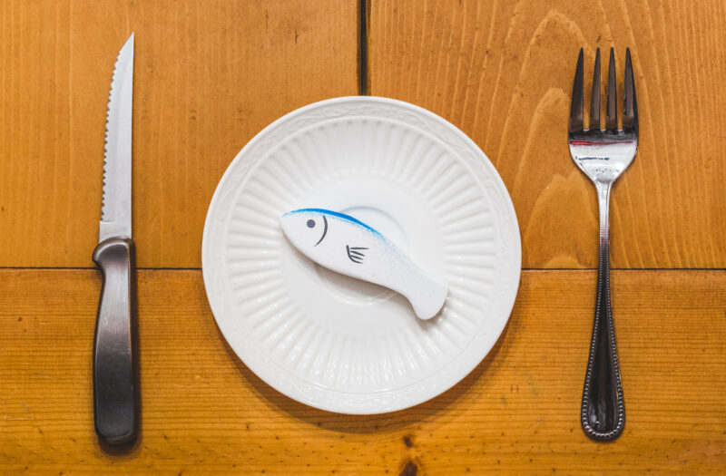 View Fish Dinner Free Stock Image