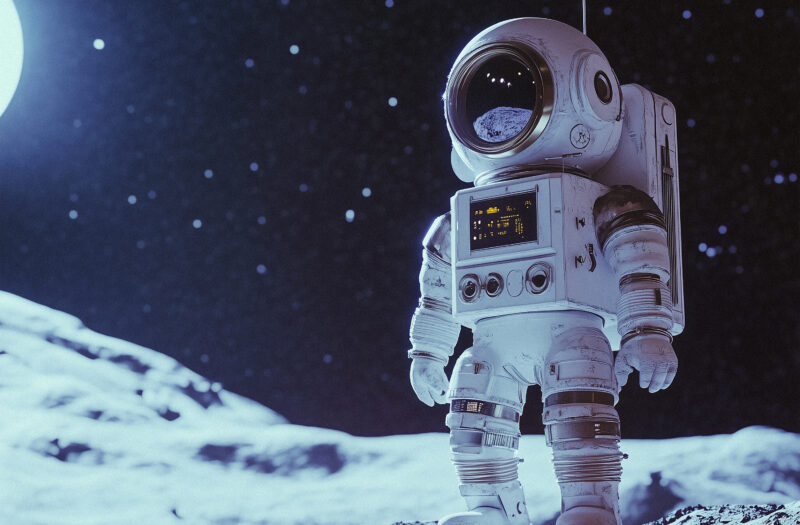 Moon Robot Free Stock Photo